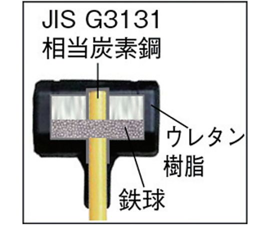 ウレタンハンマー　グラスファイバー柄　#8
