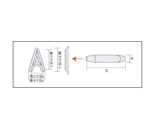 61-2417-02 英字刻印セット 6mm SKA-60 【AXEL】 アズワン