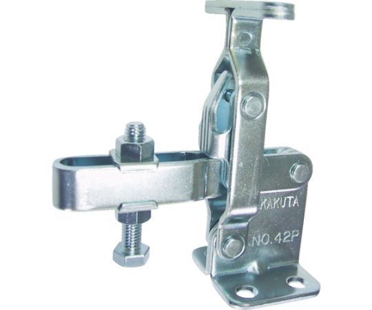 ハンドル縦型トグルクランプ（下方押え型） No.42P 締圧力1.5kN
