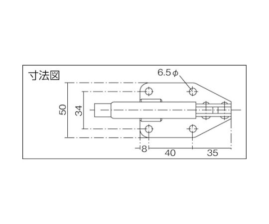 横押し型トグルクランプ　No.02　KC-02