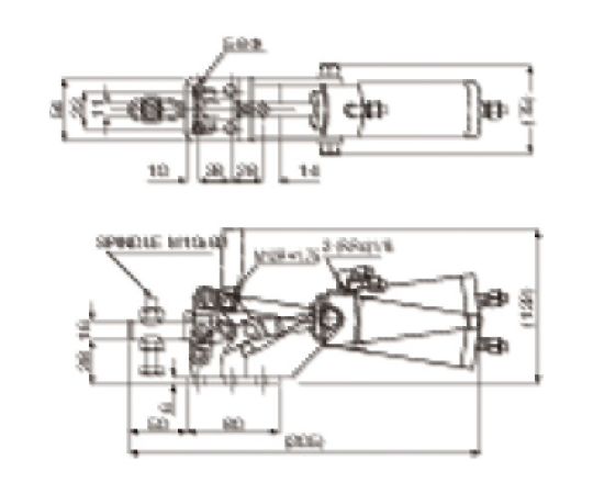 61-2428-38 エアークランプ No.100 KA-100 【AXEL】 アズワン