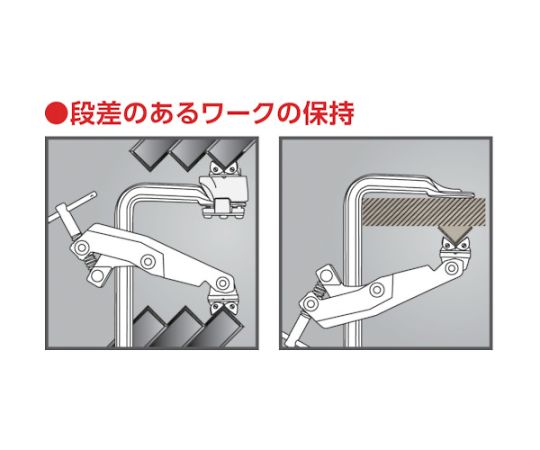 61-2433-69 カンチレバー型クランプ 開き150mm CTL-15 【AXEL】 アズワン