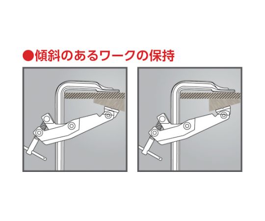 61-2433-70 カンチレバー型クランプ 開き200mm CTL-20 【AXEL】 アズワン