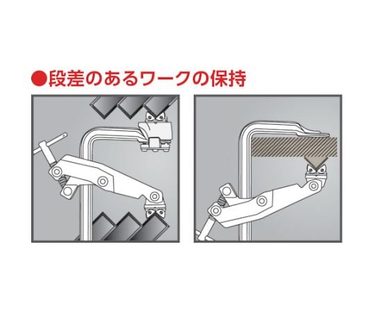 61-2433-72 カンチレバー型クランプ 開き500mm CTL-50 【AXEL】 アズワン