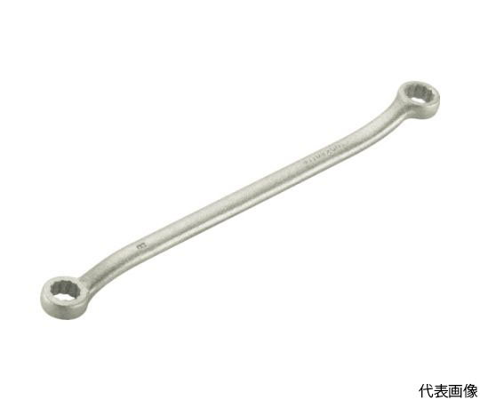 61-2442-10 両口45度メガネレンチ 二面幅寸法17×19mm AMC1034 61-2442-10 両口45度メガネレンチ 二面幅寸法17×19mm AMC1034