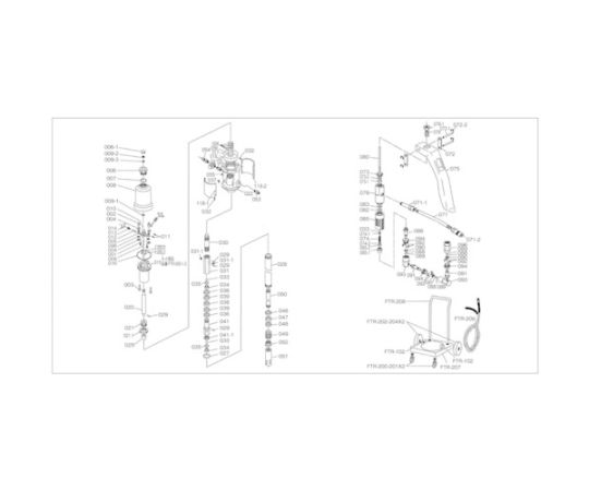 エアルブリケーターFTR-65G用 押えナット