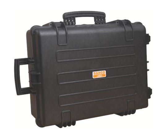 樹脂製工具箱 ホイール付き工具箱 外形寸法480×298×630mm ブラック 4750RCHDW02