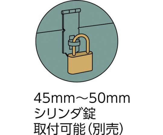 61-2486-22 大型車載用工具箱 中皿なし 900X600X600 F-961 【AXEL