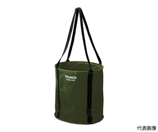 大型電工用バケツ オリーブドラブ Φ400X400