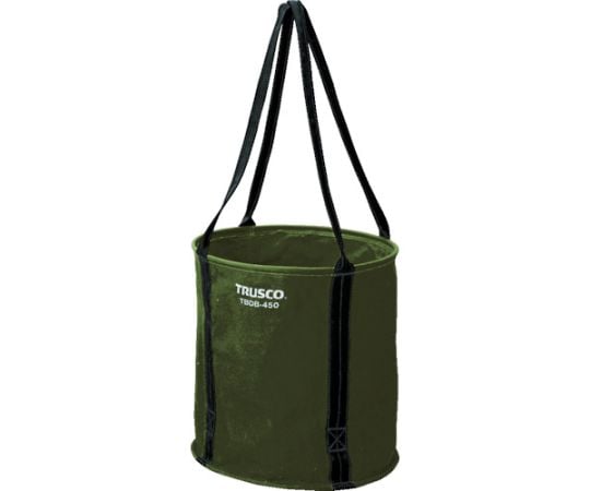 大型電工用バケツ オリーブドラブ Φ450X450