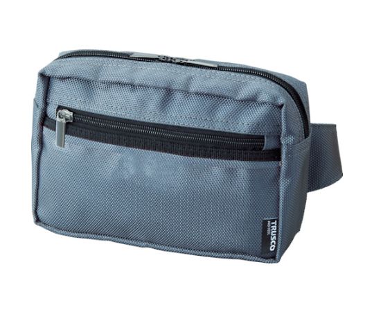 コンパクトウエストポーチ　グレー