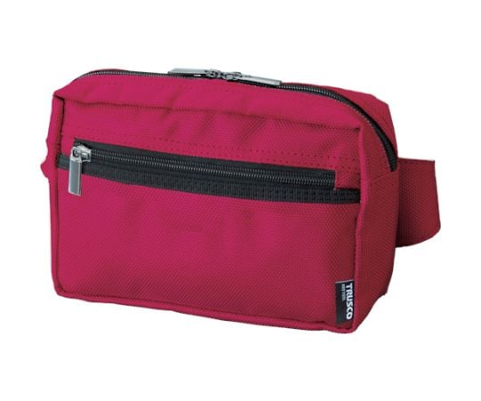 コンパクトウエストポーチ　レッド