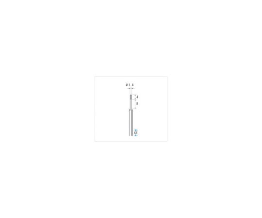 超硬軸CBNバー　刃径1.4mm
