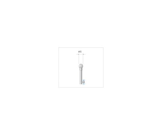 超硬カッター　球（シングルカット）　刃径5mm　刃長5mm