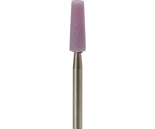 軸付砥石（1Pk（袋）10本）粒度100　ピンク　テーパー　外径4mm
