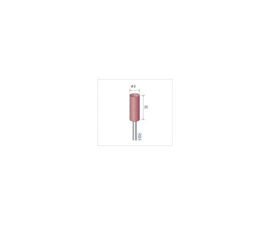 パワーポリッシャー（1Pk（袋）=10本入）粒度120　ダークグリーン　外径8mm