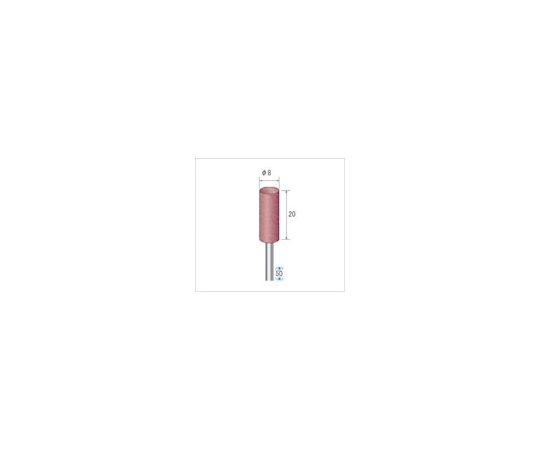 パワーポリッシャー　（1Pk（袋）=10本入）　粒度#220　グリーン　外径8mm