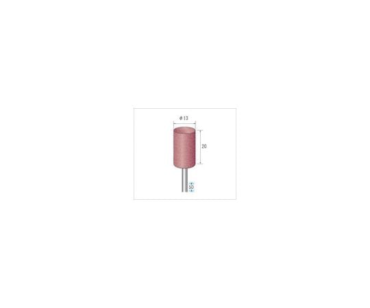 パワーポリッシャー　（1Pk（袋）=10本入）　粒度#320　ブラウン　外径13mm