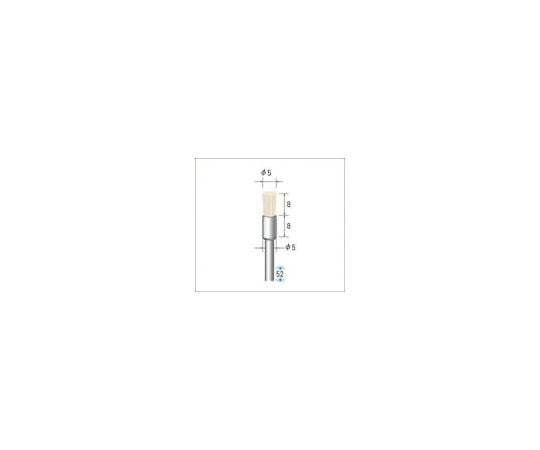 毛ブラシ　ソフト　山羊毛　（1Pk（袋）=10本入）