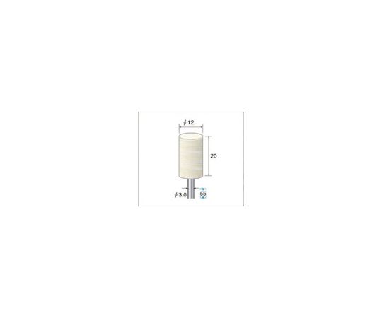 フェルトバフソフトタイプ（1Pk（袋）=10本）円筒（ソフト）外径12mm