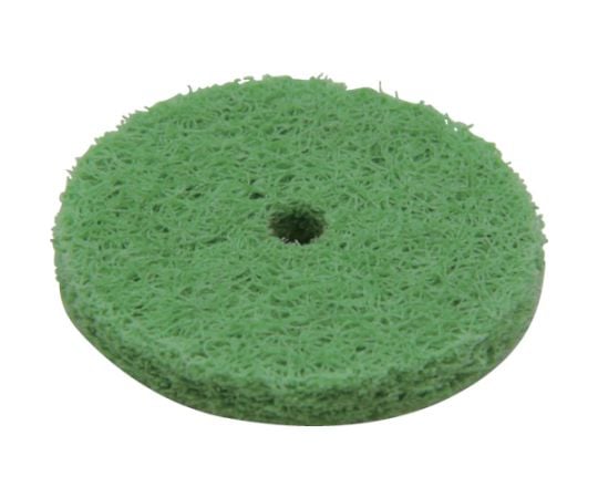 #320φ25ホイル型NSL　ラップ軸1本付　緑　1Pk（箱）=25枚入