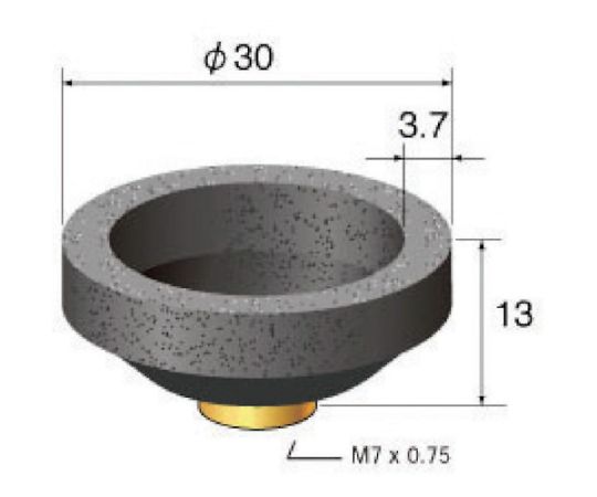 精密ペンシル型エアーグラインダ インパルス用 先端工具 （1Pk（箱）=12個入）