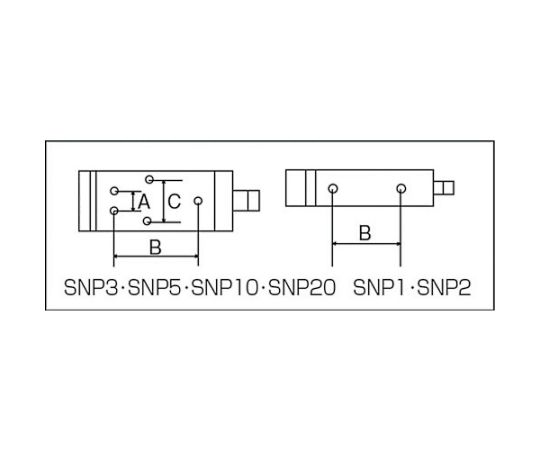 61-2547-96 スライドエアーニッパ本体SNP3 SNP3 【AXEL】 アズワン