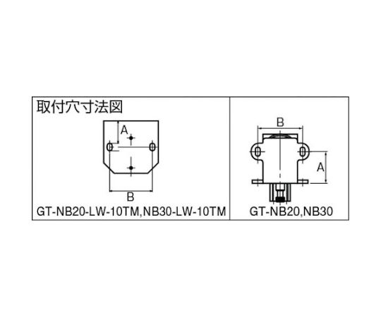 エアーニッパースライド式ブラケット型　GT‐NB20‐10‐HIKU　GT-NB20-10-HIKU