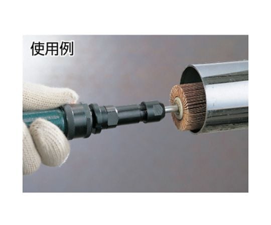 フラップホイール　外径40X幅30X軸径6　（5個入）　#320　320#