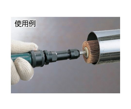 61-2585-89 フラップホイール 外径50X幅30X軸径6 （5個入） #180 180