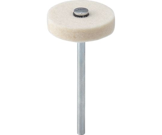 ナイロンミニホイール フェルト Φ25X軸径3 1Pk（箱）25枚