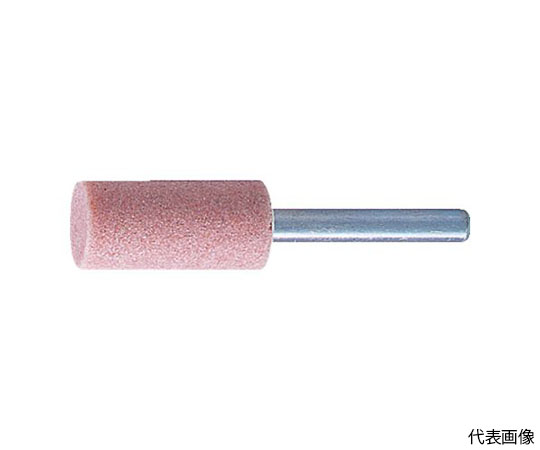 軸付砥石PA　円筒型Φ19X幅38X軸6　#60　1箱（PK）5本