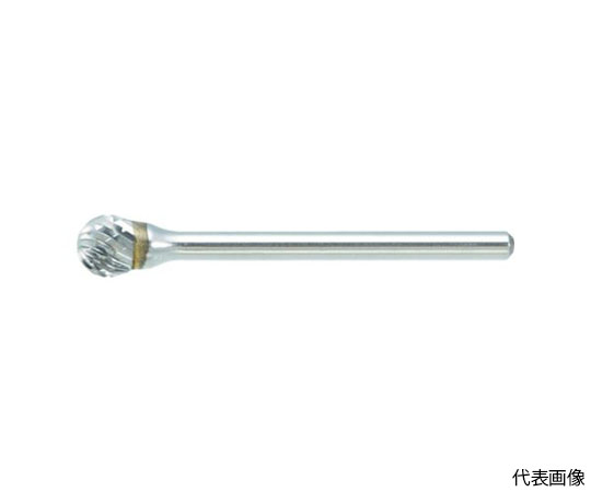 超硬バー 球型 Φ5X刃長4X軸3 シングルカット