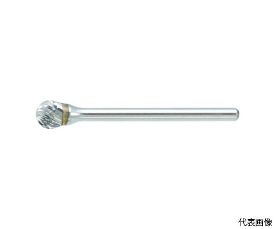 超硬バー　球型　Φ6.4X刃長5.6X軸3　シングルカット