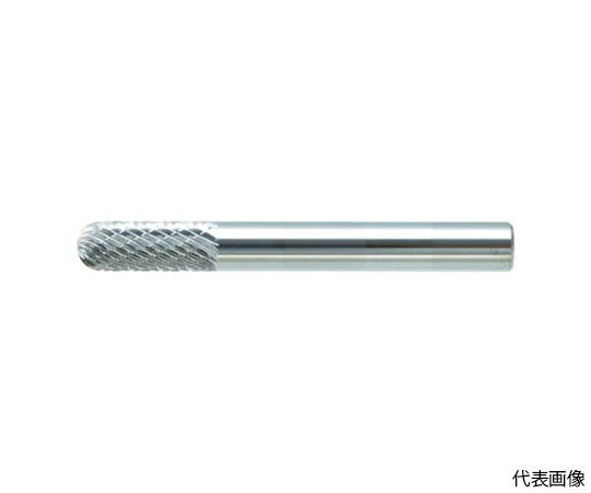 超硬バー　先丸円筒型　Φ6X刃長16X軸6　シングルカット