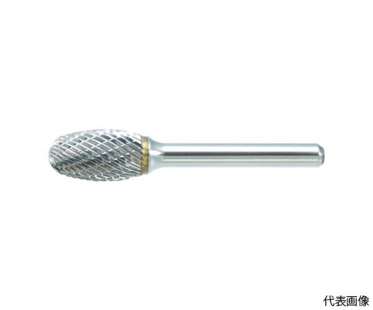 超硬バー　タマゴ型　Φ9.5X刃長16X軸6　シングルカット