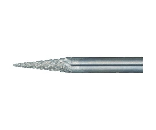 超硬バー テーパー型 Φ3X刃長11X軸3 ロング ダブルカット