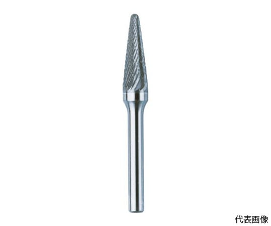 超硬バー テーパーdカット 刃径3×刃長8×軸径3×軸長30 超硬