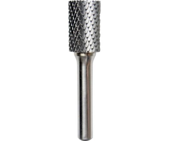 超硬バー 円筒刃付dカット 刃径16×刃長25×軸径8×軸長45 ロー付