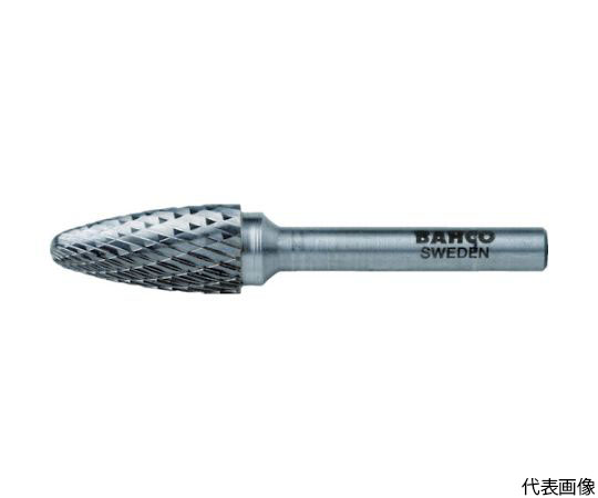 先丸トンガリ形超硬ロータリーバー ダブルカット 刃径3mm