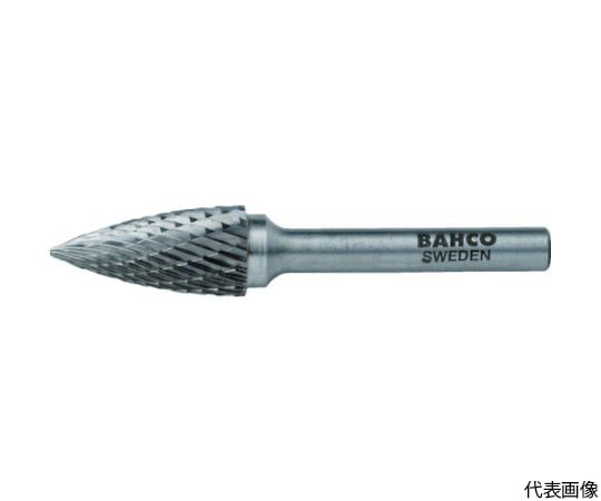 トンガリ形超硬ロータリーバー ダブルカット 刃径6mm