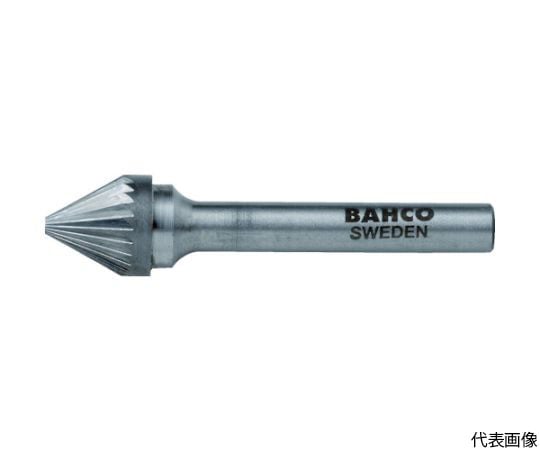 超硬バー 円錐60° シングルカット 刃径10×刃長10mm