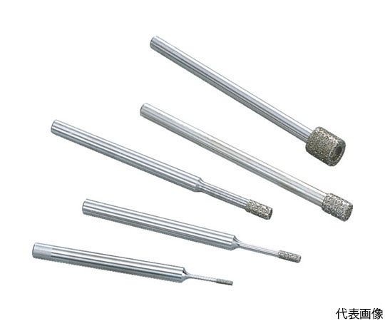 内研用極小径電着ダイヤモンド・ シャンク径φ3 刃径0.1mm
