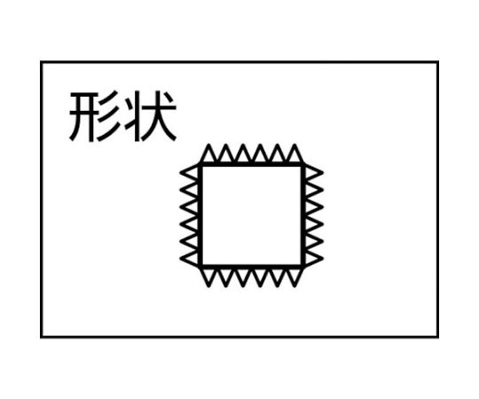 組ヤスリ　12本組　角　荒目　KA012-01