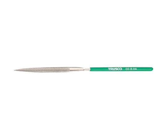 ダイヤモンドヤスリ 精密用#170 半丸 1本入 全長180mm（8本組サイズ）