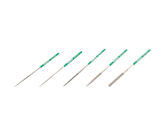 ダイヤモンドヤスリ 精密用#170 5本セット 全長140mmX刃長50mm（10本組サイズ）