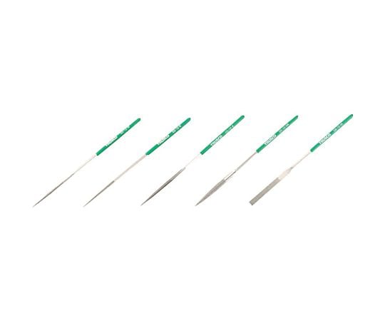 ダイヤモンドヤスリ 精密用#170 5本セット 全長140mmX刃長40mm（12本組サイズ）