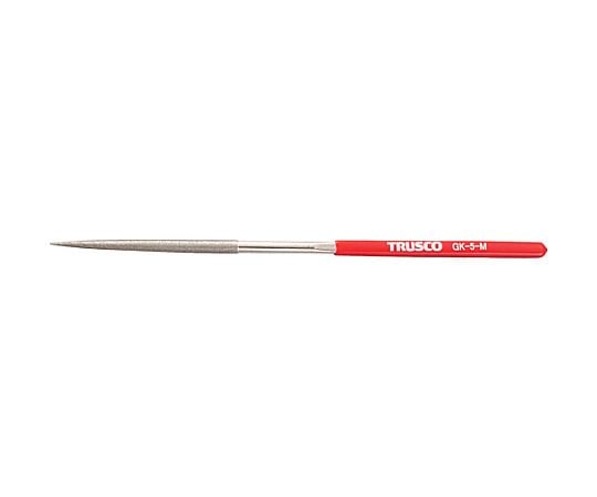 ダイヤモンドヤスリ 鉄工用#140 丸 1本入 全長215mm（5本組サイズ）