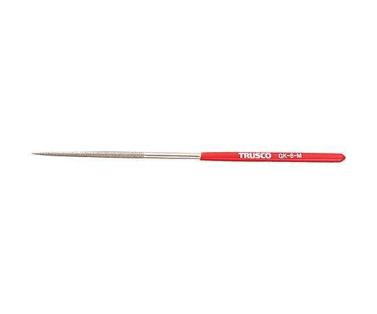 ダイヤモンドヤスリ 鉄工用#140 丸 1本入 全長200mm（8本組サイズ）