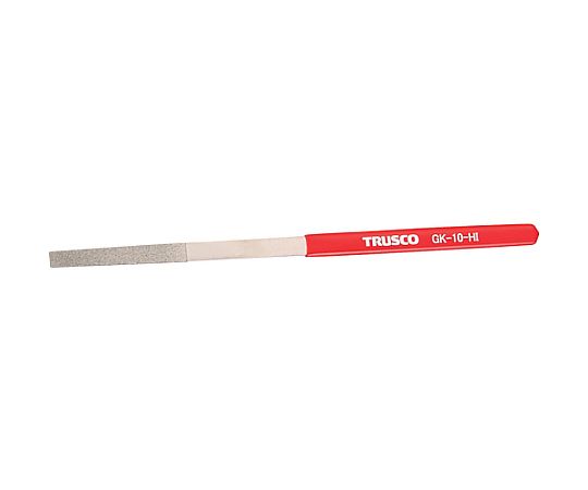 ダイヤモンドヤスリ 鉄工用#140 平 1本入 全長185mm（10本組サイズ）